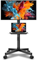 Mobile TV Cart Rolling TV Stand for 23-65 Inch Flat Panel Curved Screen TVs W1964