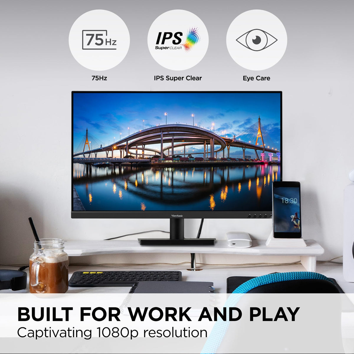 32 Inch 1080p IPS Computer Monitor D984326
