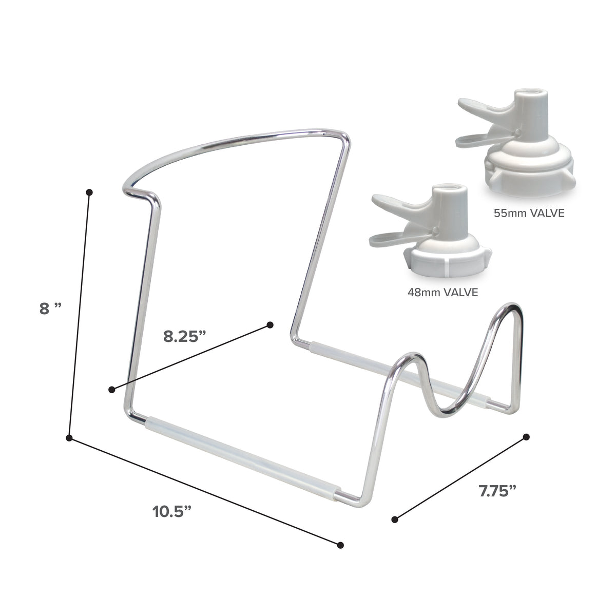 3-5 Gallon Water Jug Stand and 2 Dispenser Valves B2165