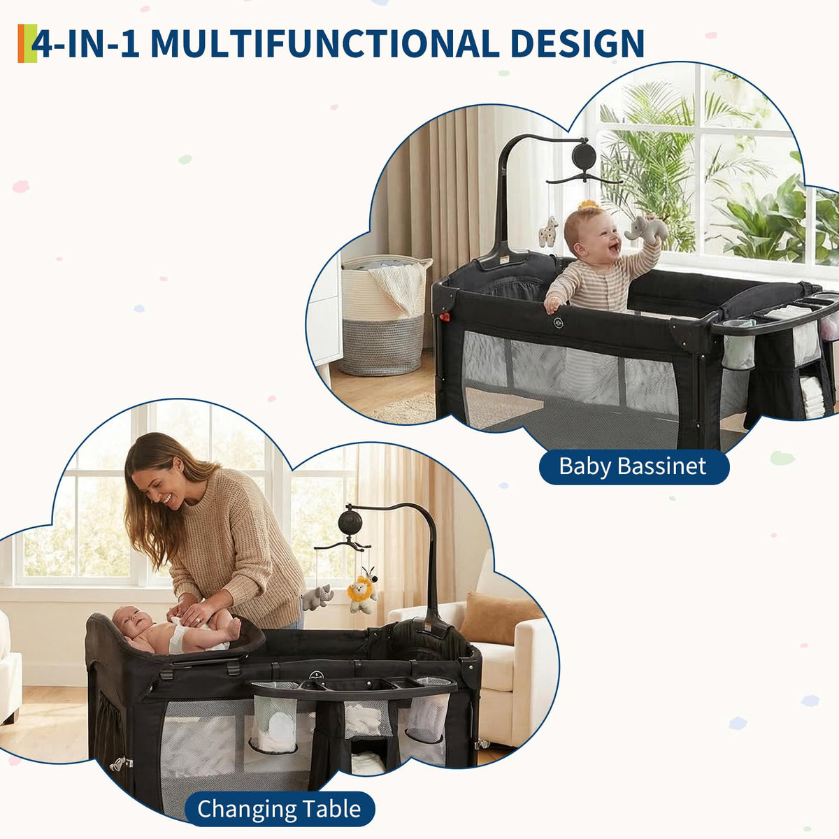 4 in 1 Baby Playard F834