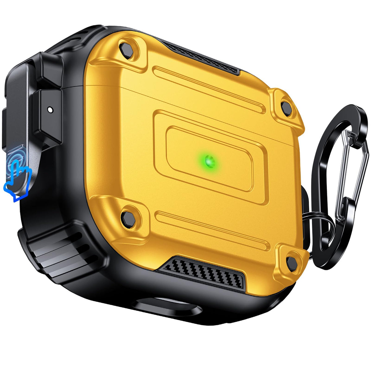 Yellow AirPods 3rd Generation Case with Keychain H20922