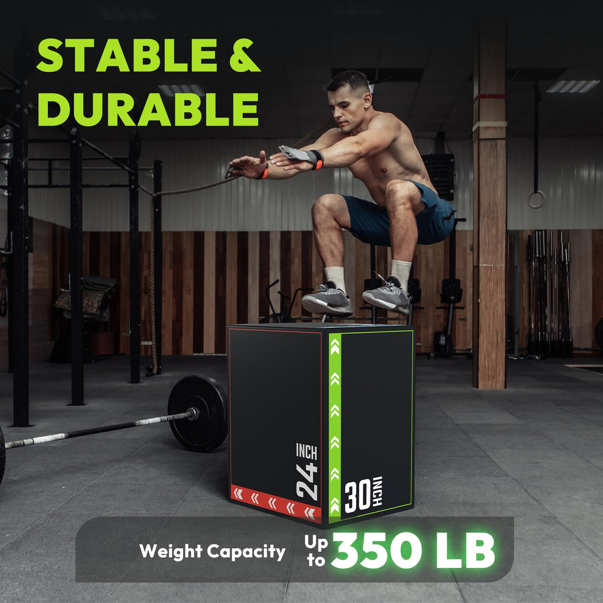 3-in-1 Plyometric Jump Box B6965