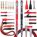 25-Piece Multimeter Leads Kit with Probes, Alligator Clips, Test Hooks and Back Probe Pins L19595