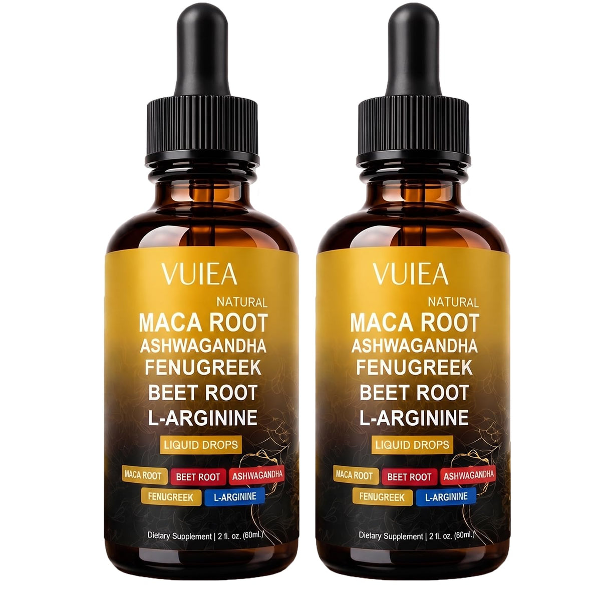 Liquid Maca Root Supplement with Ashwagandha, Fenugreek & Beet Root R5502