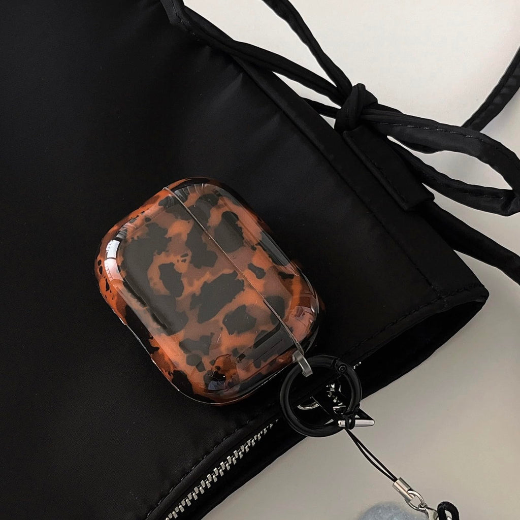 Leopard Cheetah Print AirPods 3rd Generation Case with Keychain Z12880
