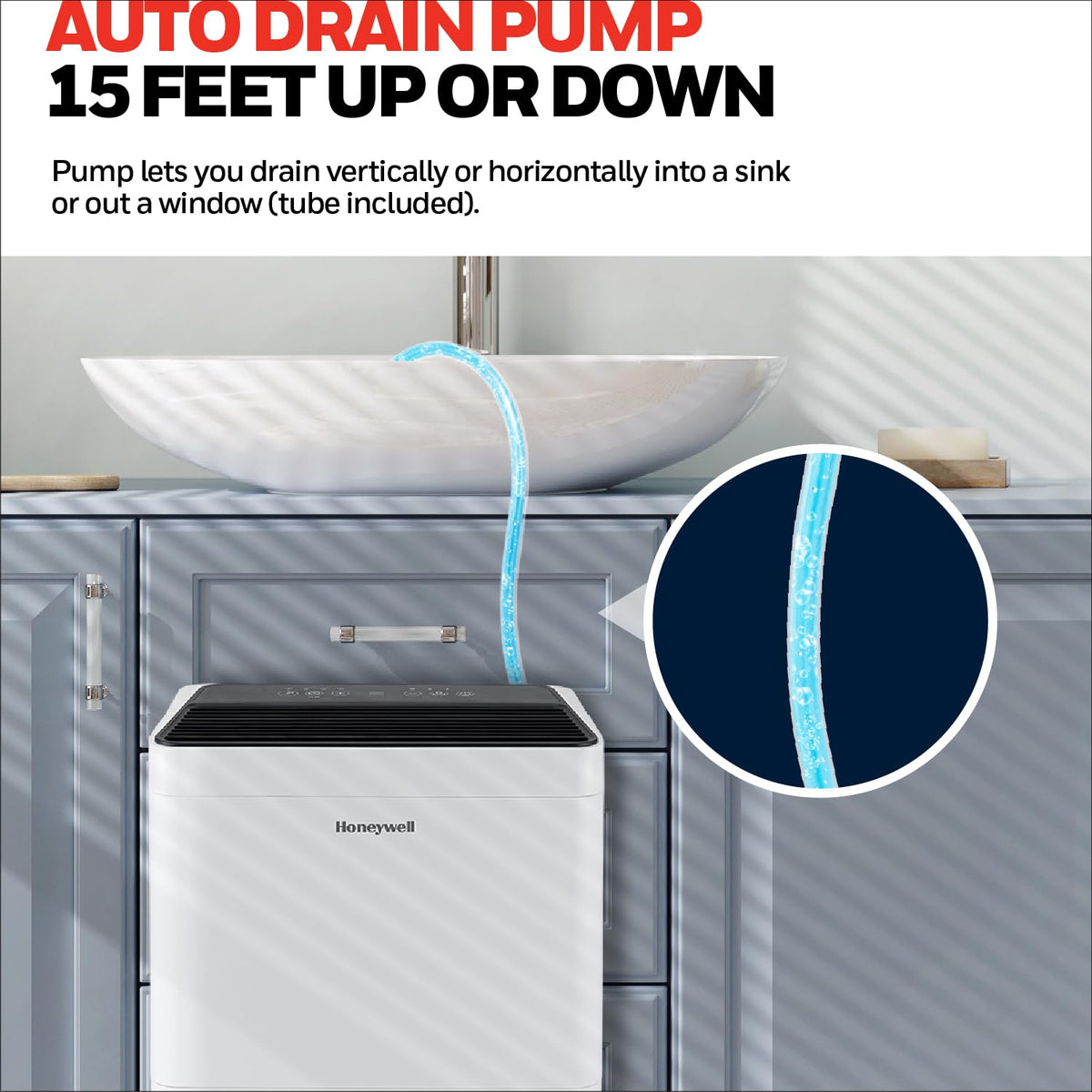 50-Pint Dehumidifier with Built-in Pump B771027