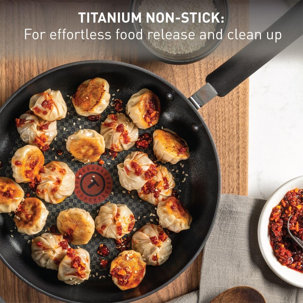 Hard Anodized Nonstick Fry Pan Set, 2-Pack T3272