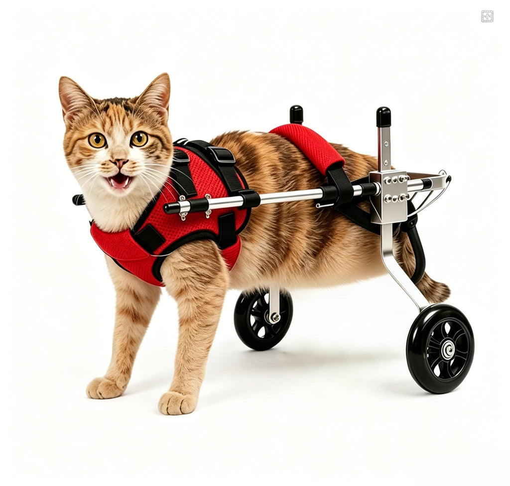 Adjustable 2 Wheels Pet Wheelchair A825723