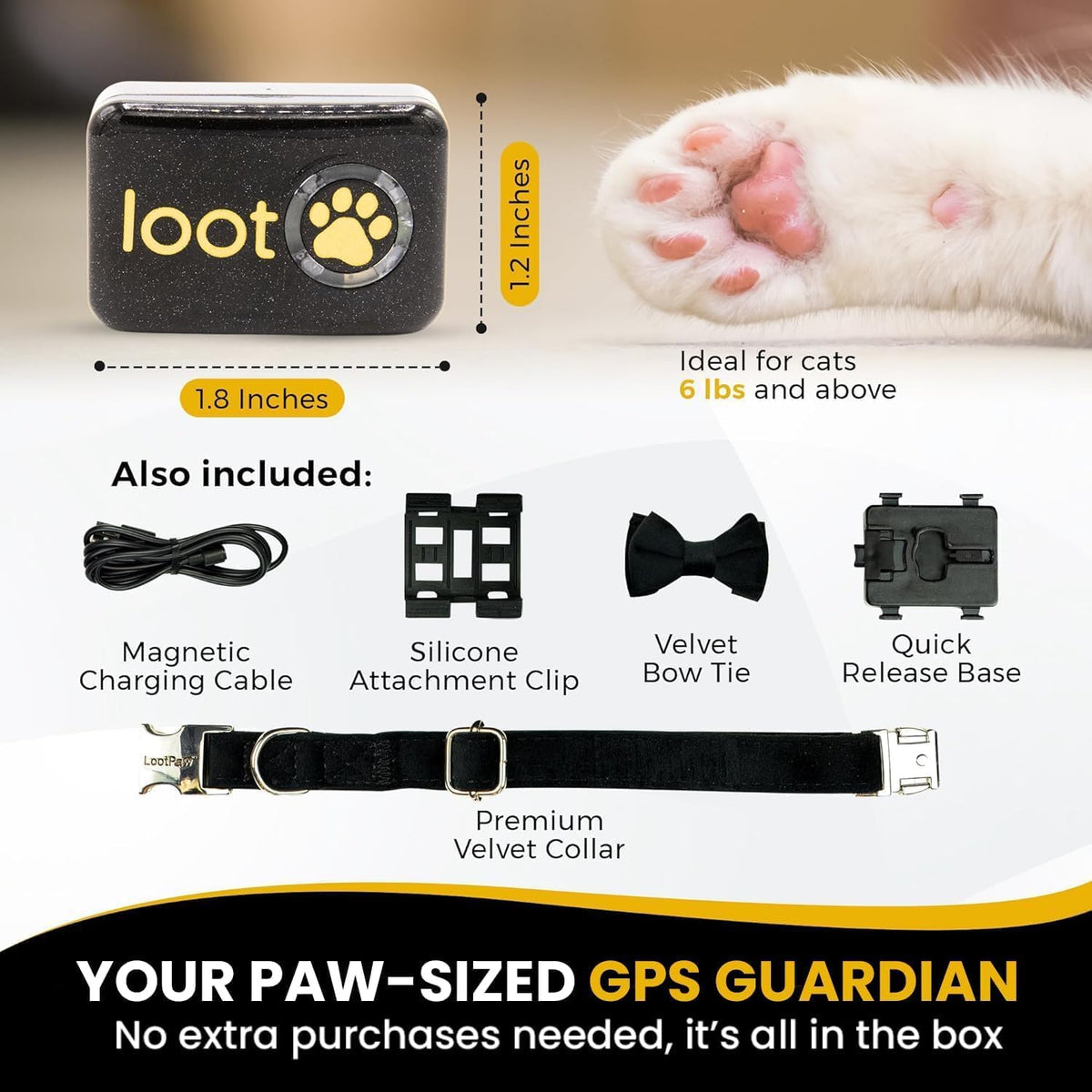 GPS Cat Tracker Collar X17211