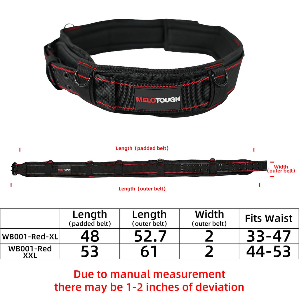 Padded Tool Belt with D Ring J901082