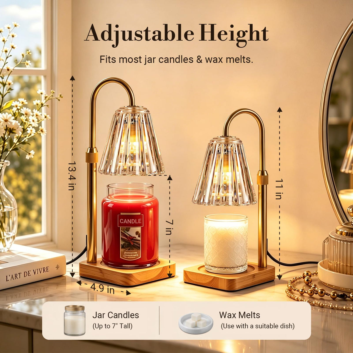 Candle Warmer Lamp with Timer I791587