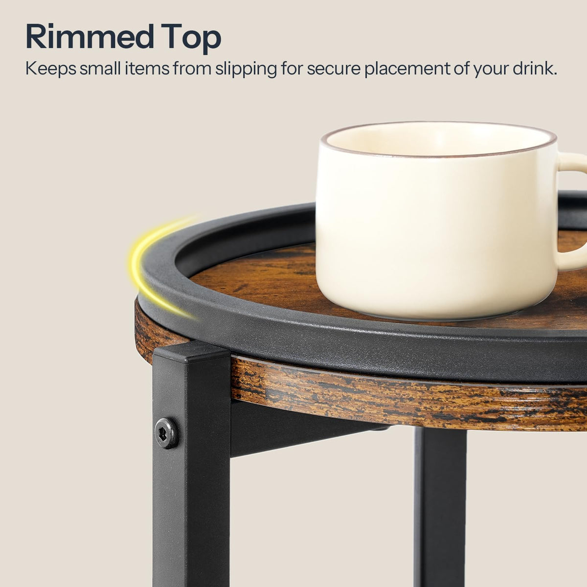 Small Round 3-Tier Side Table W24651