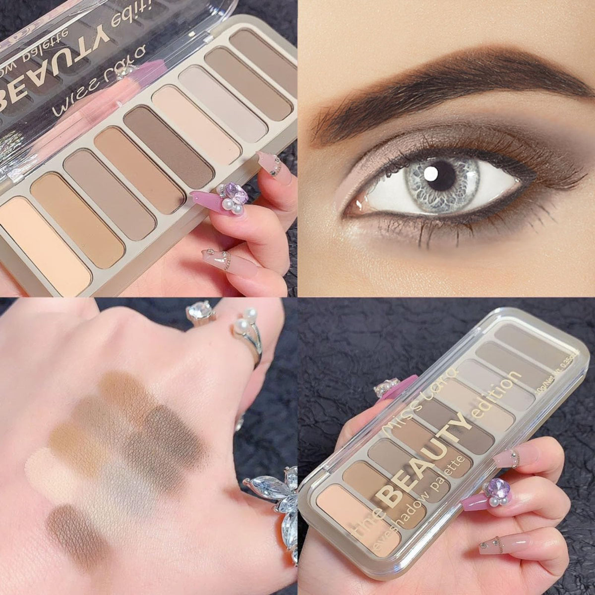 Mini Neutral Nude Matte Eyeshadow Palette L479323