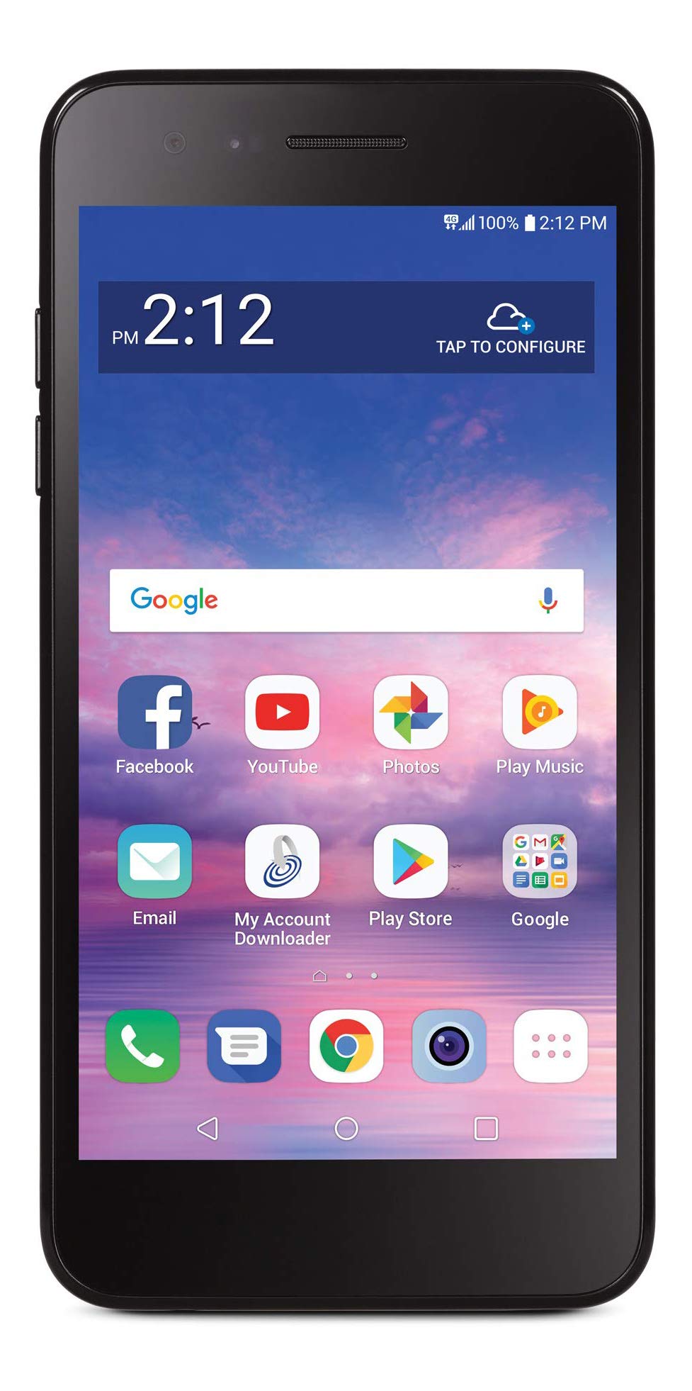 Black 16GB Prepaid Smartphone F9041