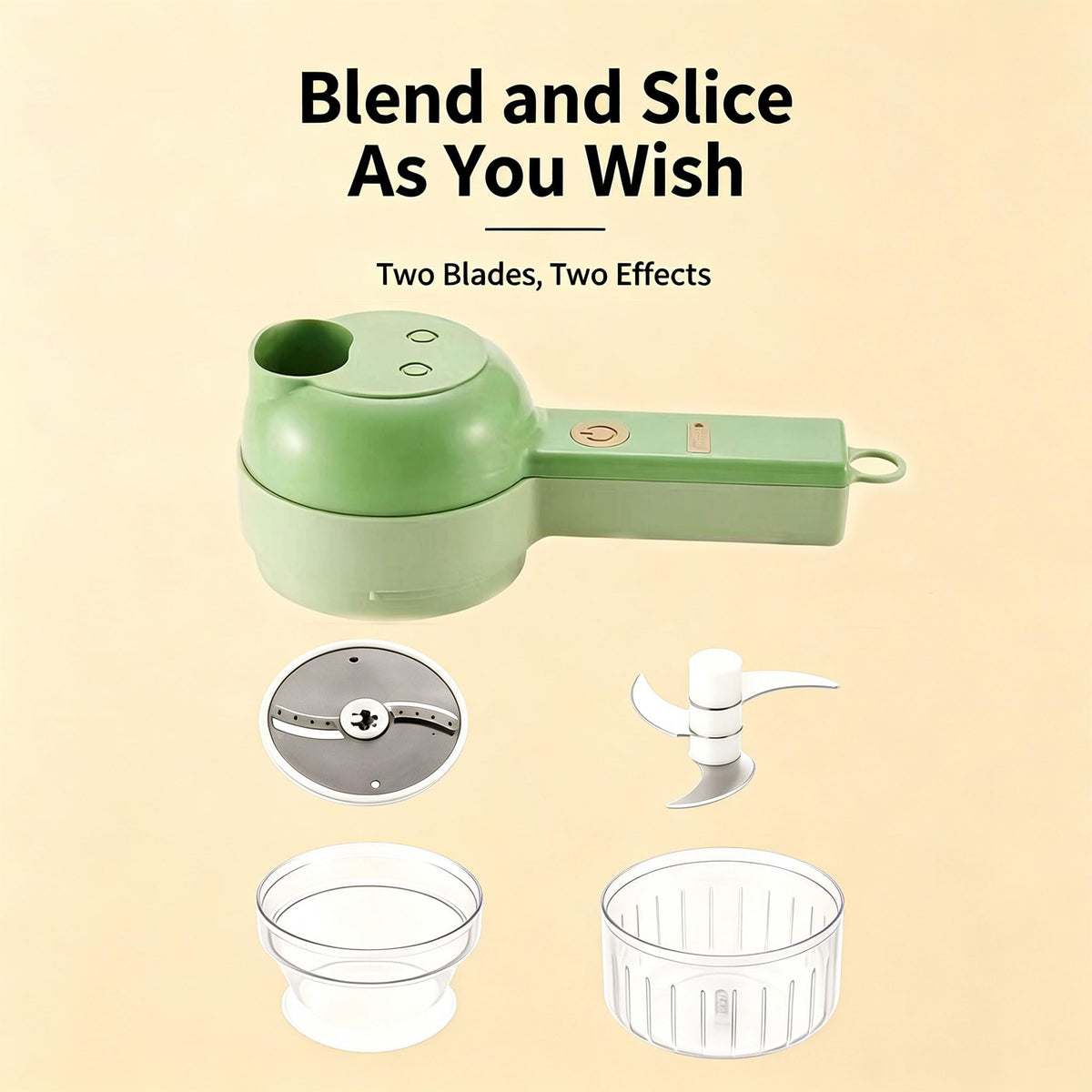 5-in-1 Electric Food Chopper and Slicer I85539
