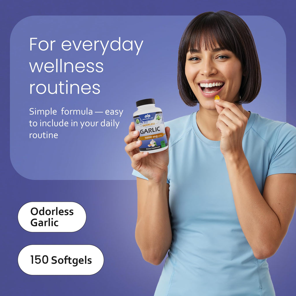 Odorless Garlic 100:1 Extract with Olive Oil 150 Softgels S177998