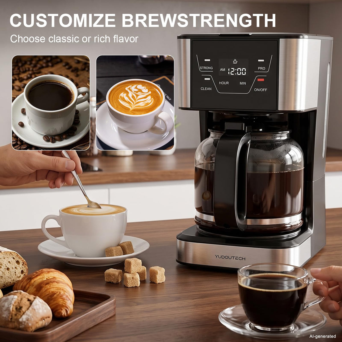 12-Cup Programmable Drip Coffee Maker M57762