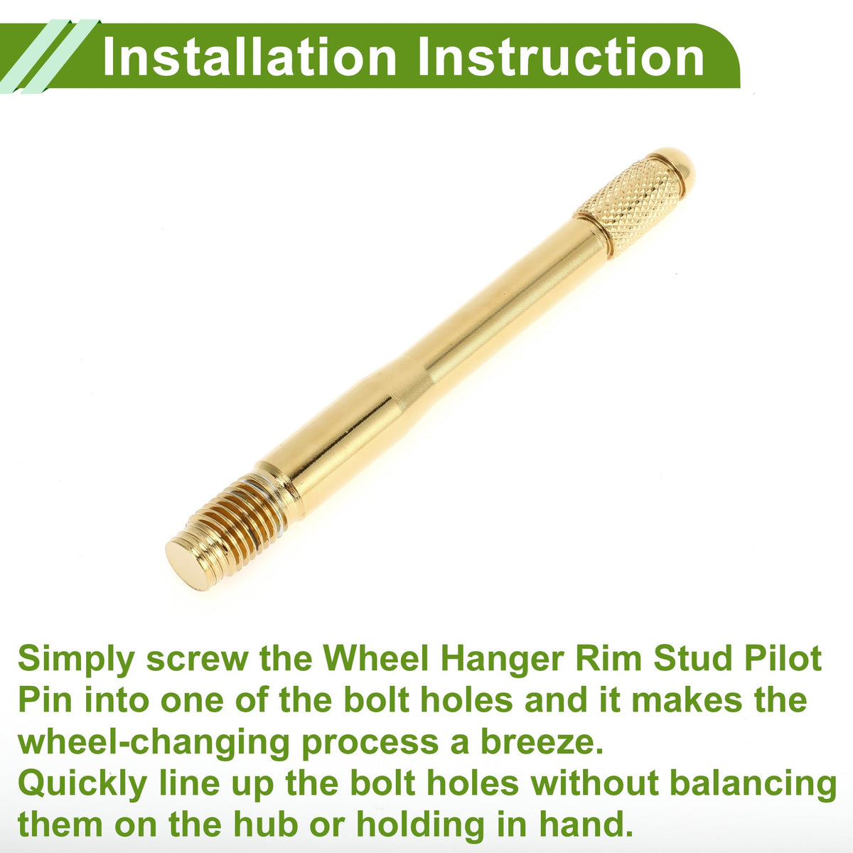 M12x1.5 120mm Stainless Steel Wheel Alignment Pin X3711