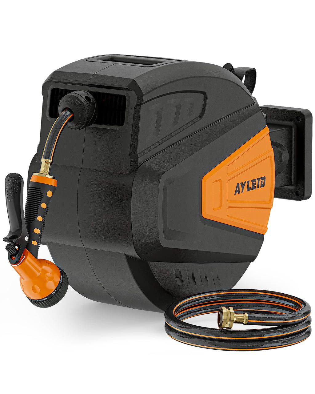 1/2"x100ft Retractable Wall Mount Garden Hose Reel S361