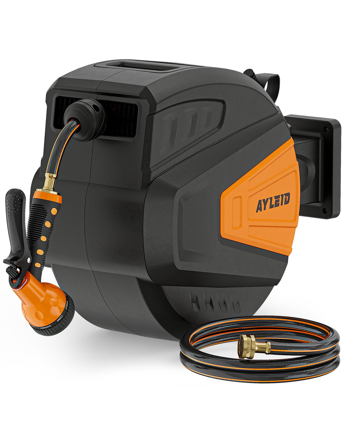 1/2"x100ft Retractable Wall Mount Garden Hose Reel S361