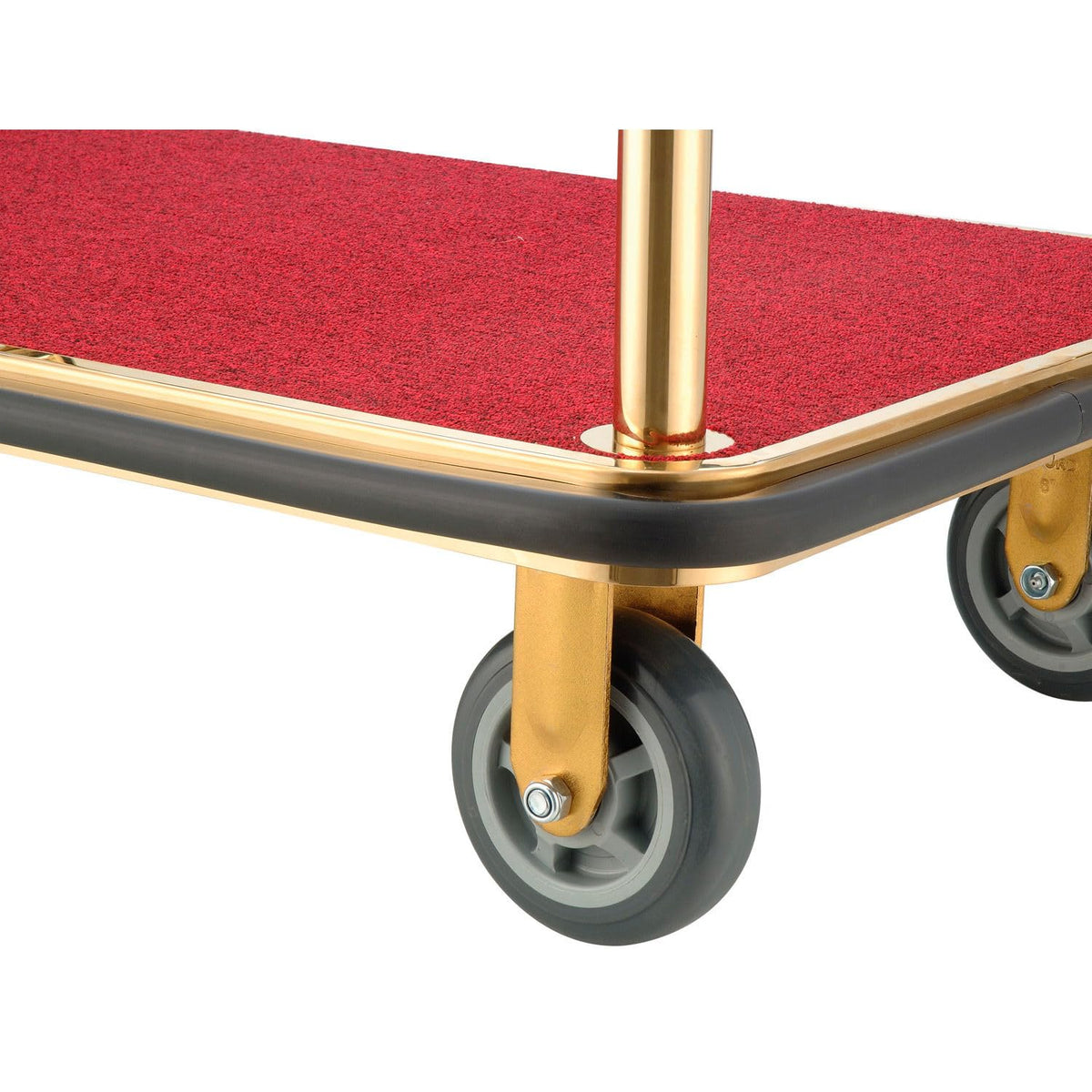 Gold Stainless Steel Bellman Cart U7989
