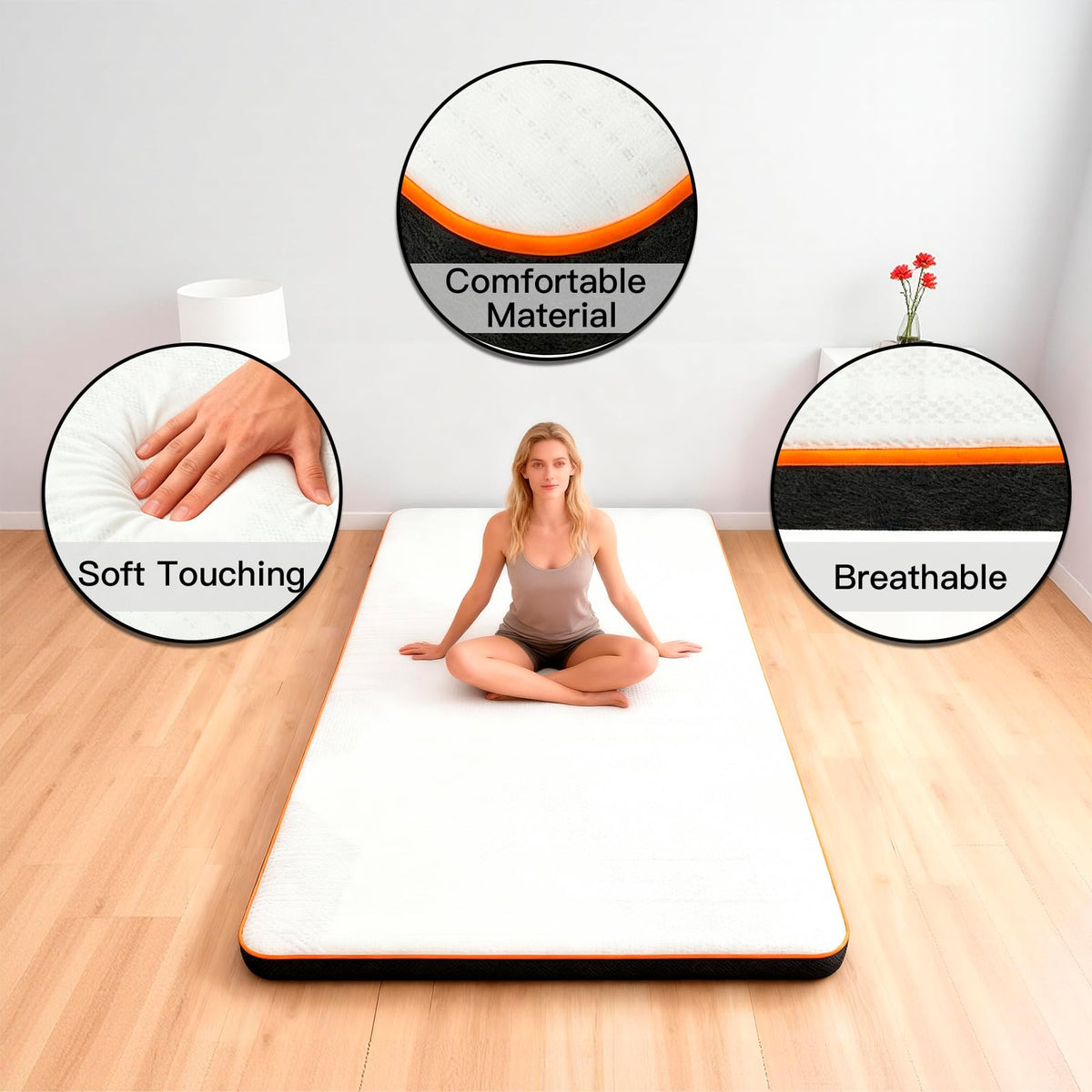 Twin XL Heating Massage Mat N859