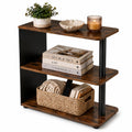 3-Tier Narrow Industrial End Table K9474