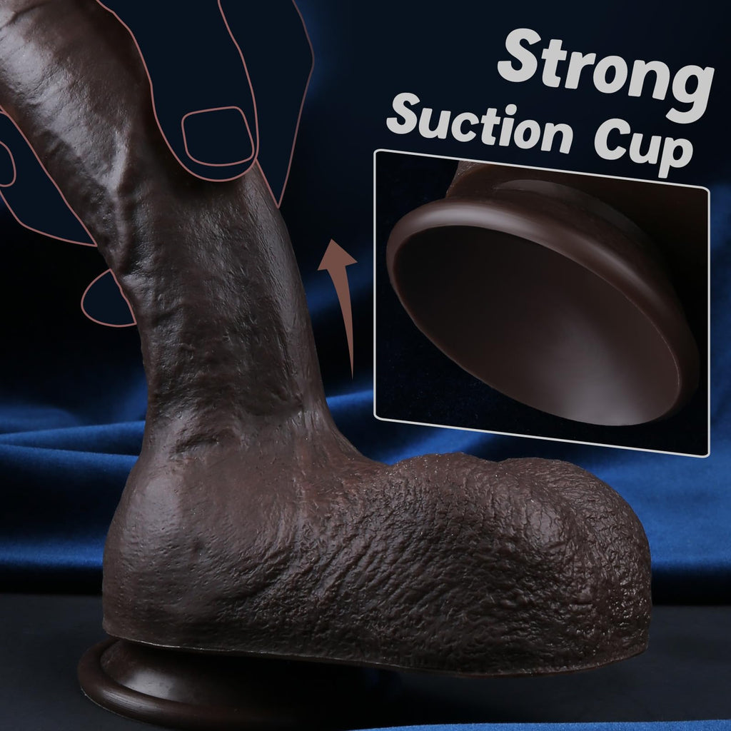 10 Inch Realistic Big Black Dildo V988103