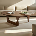 Solid Wood Oval Coffee Table 35"Lx24"Wx16"H L5841