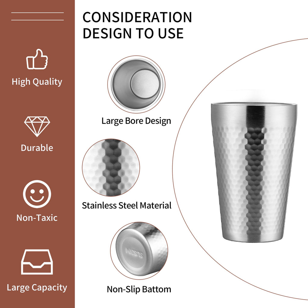16oz Double Layer Stainless Steel Cup D297