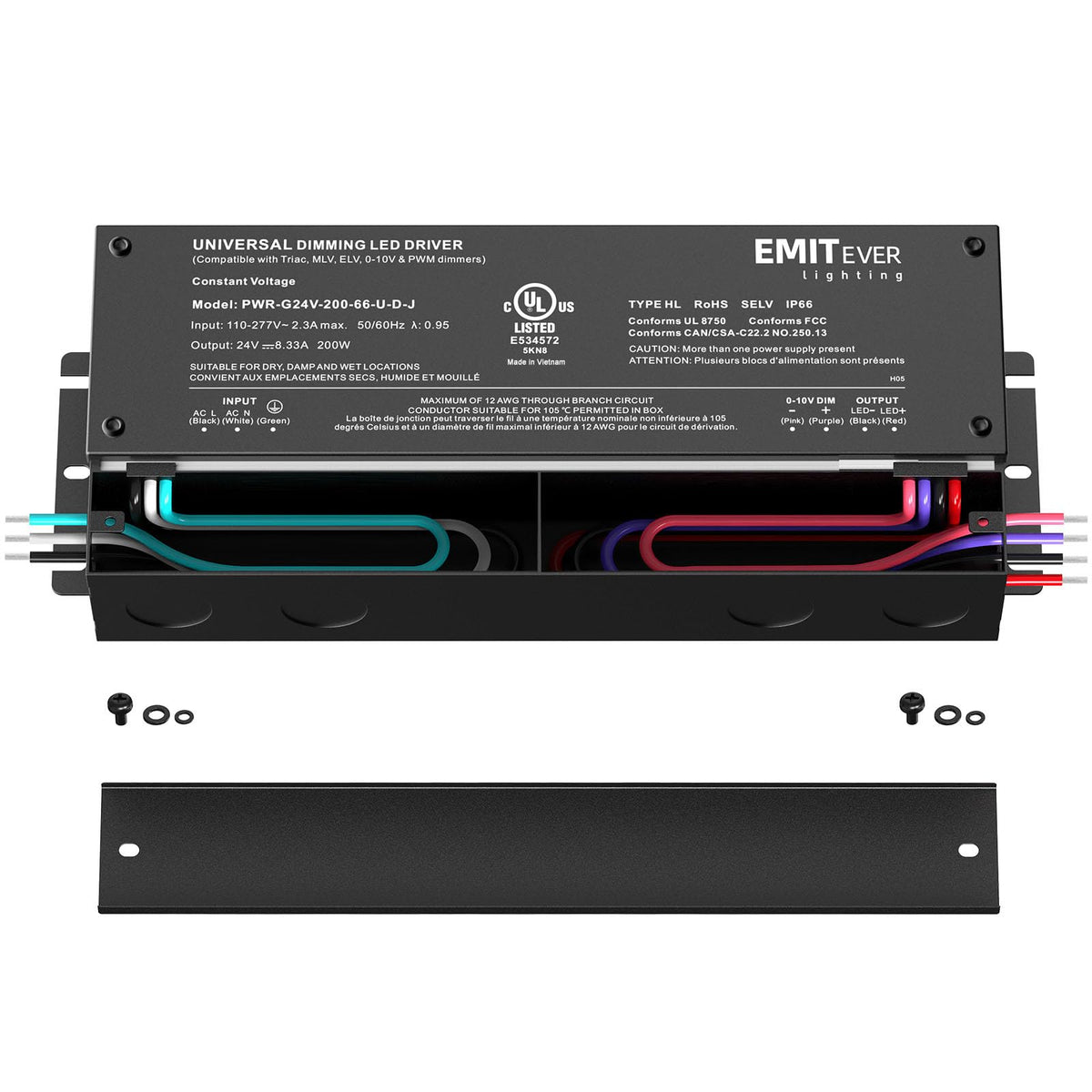 200W 24V Dimmable LED Driver J9208