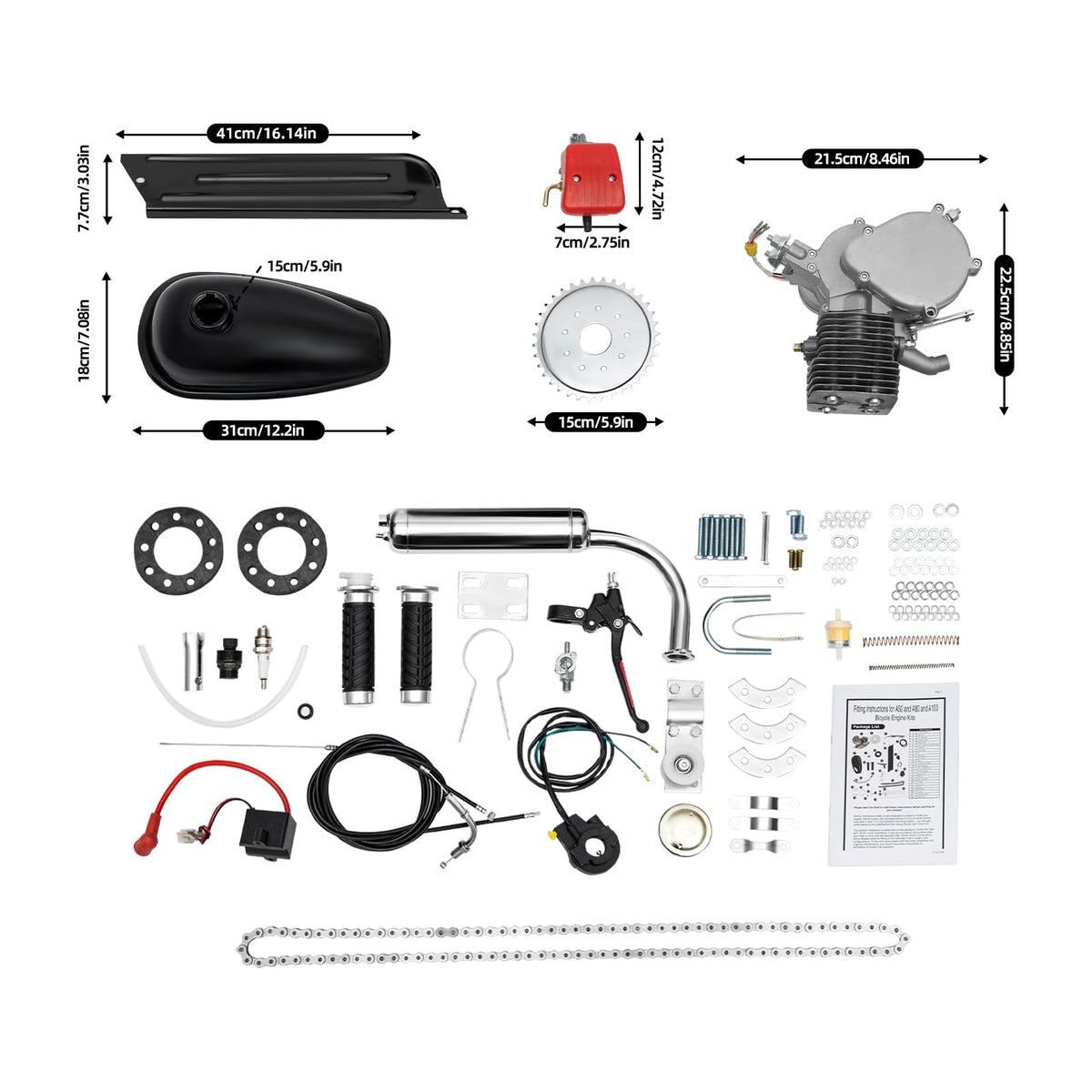 100CC 2-Stroke Bicycle Engine Kit X46634
