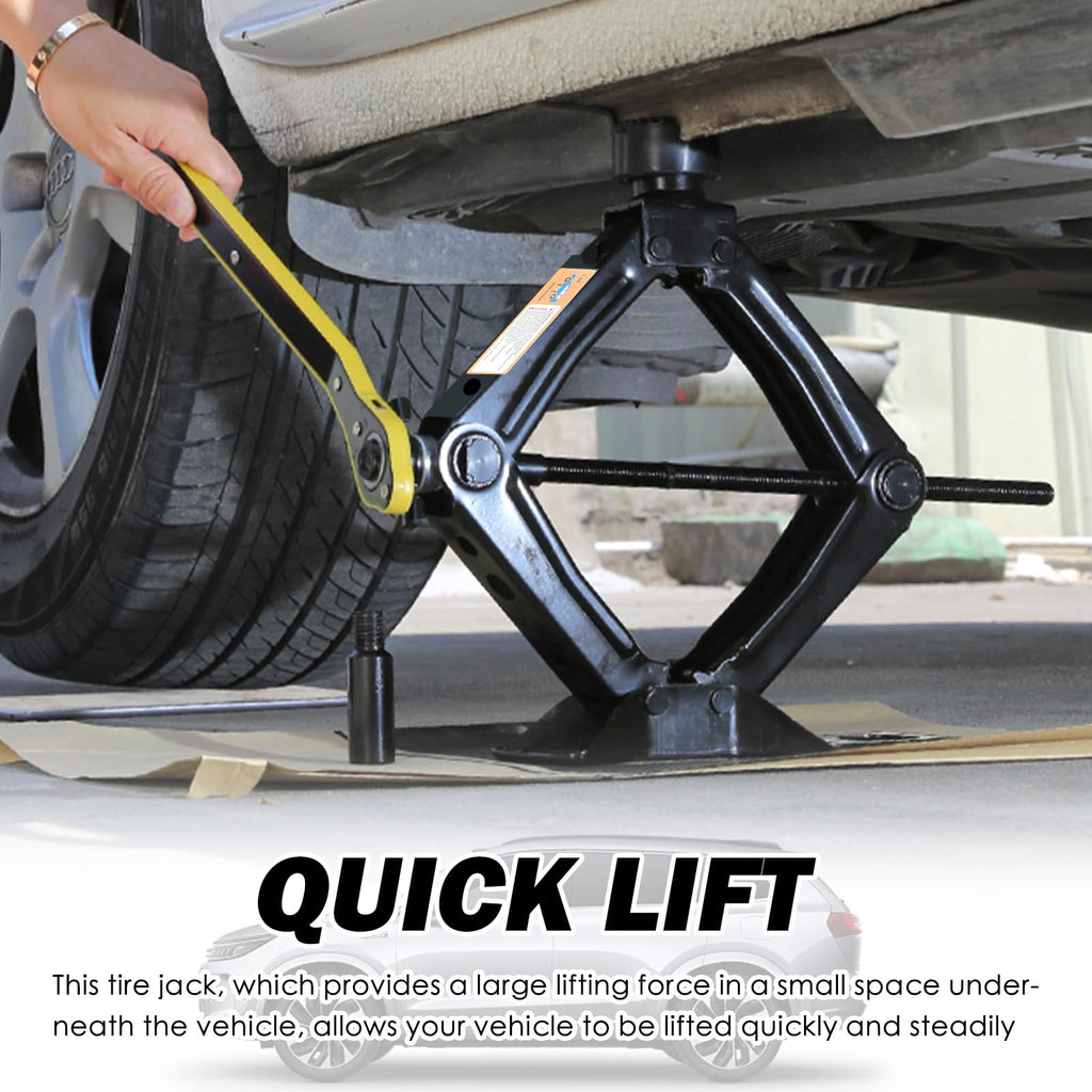 Heavy Duty Scissor Jack 1.5T with Ratchet Handle I25854