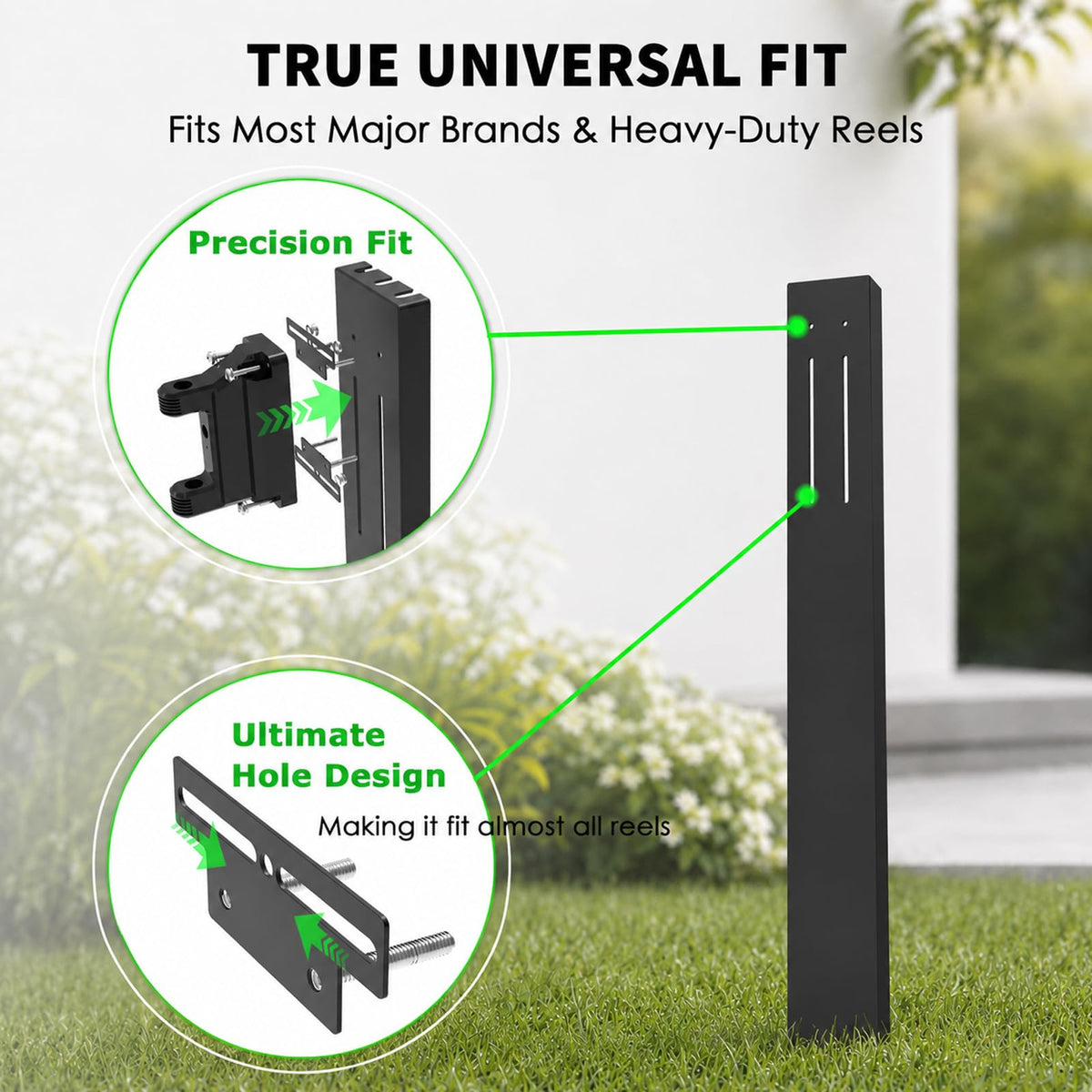 Retractable Garden Hose Reel Mounting Post V6064