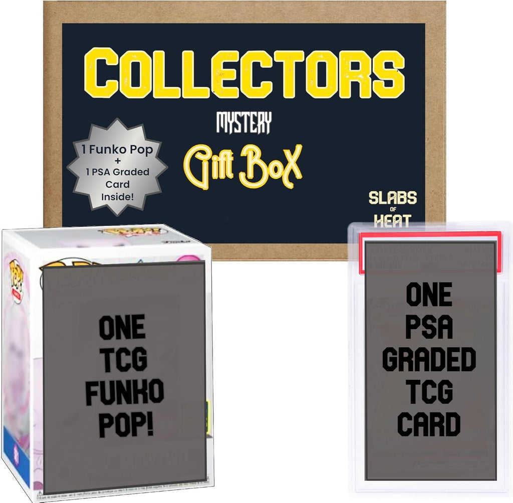 TCG Collector's Gift Box with PSA Graded TCG Card & Funko Pop H3460