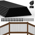 105 Pack 26" Black Aluminum Deck Balusters B2368