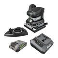 24V 1/4 Sheet Sander with Detail Sanding Pad and 2.0Ah Lithium Batteries & Charger O866