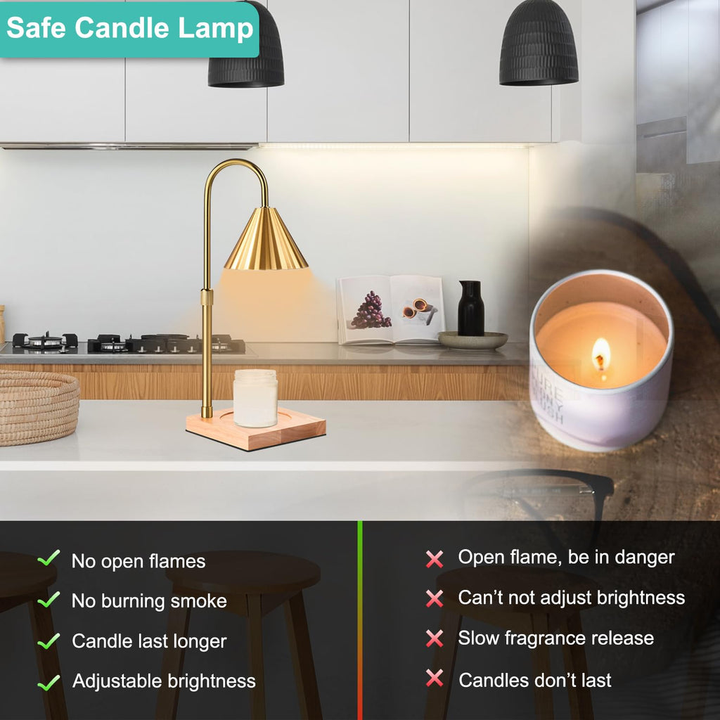Candle Warmer Lamp with Timer & Dimmer N537834