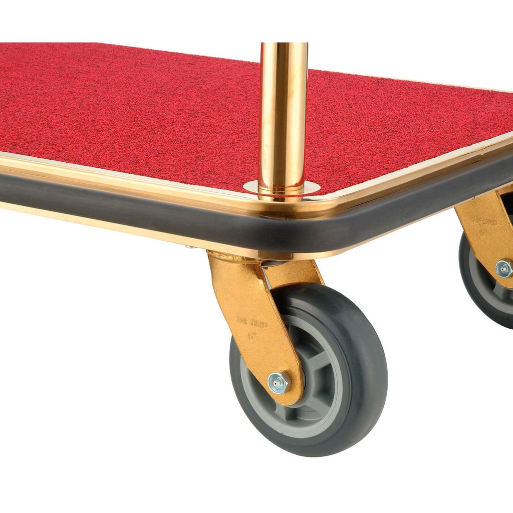 Gold Stainless Steel Bellman Cart U7989