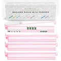 Clear Mahjong Racks with Pushers, 4-Pack Non-Slip Acrylic F220