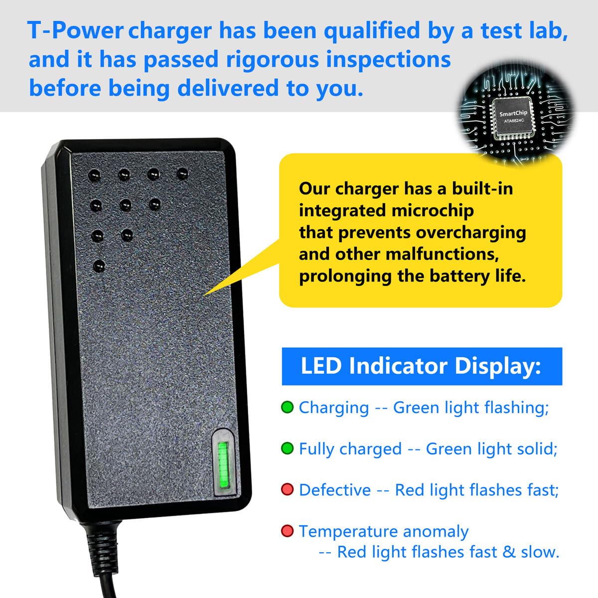 42V Lithium Battery Charger O2025