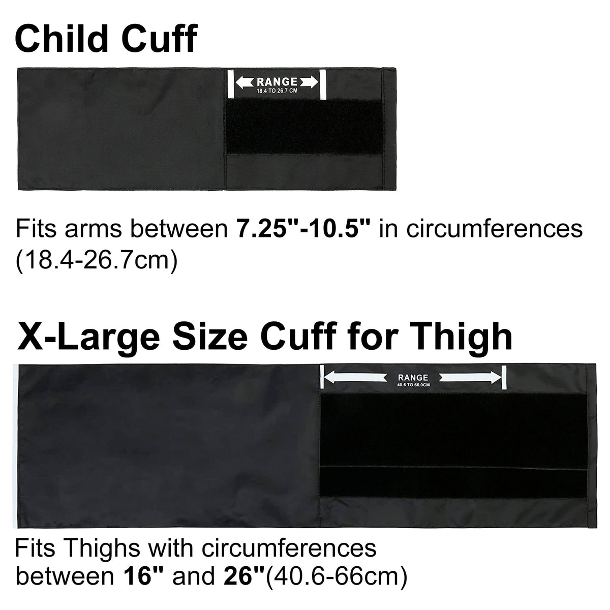 Pediatric Blood Pressure Cuff and Thigh BP Cuff I796