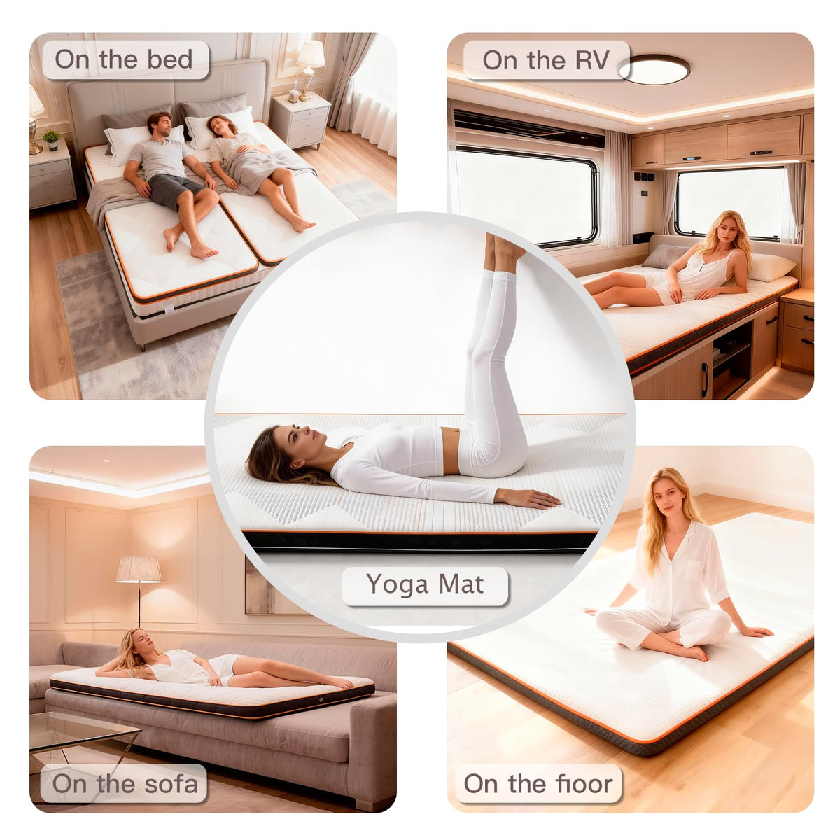 Twin XL Heating Massage Mat N859