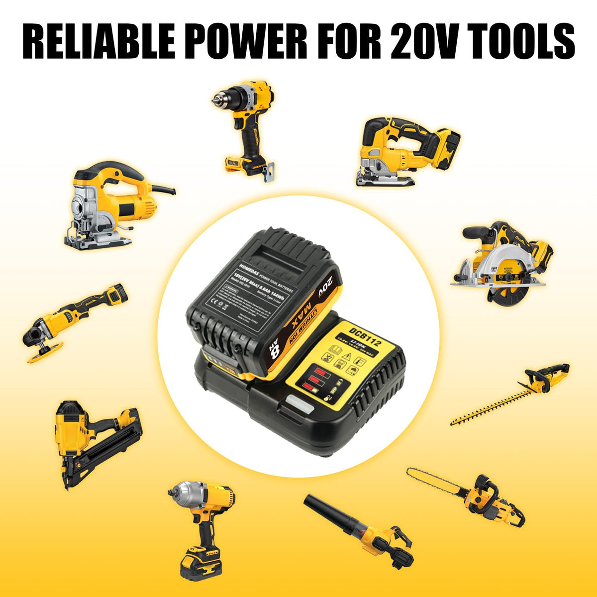 20V Max Battery and Charger Combo D9830