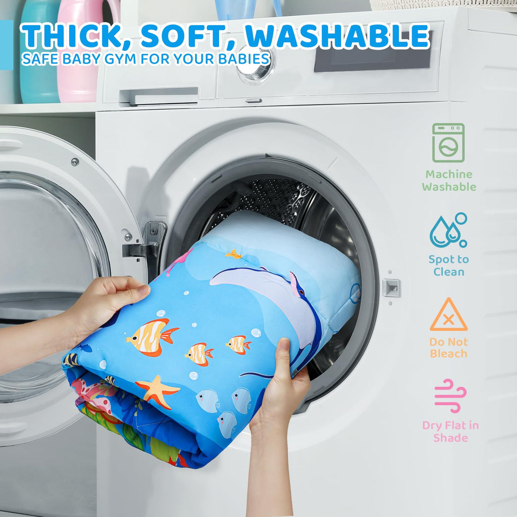 8-in-1 Washable Baby Gym Play Mat & Ball Pit F217692