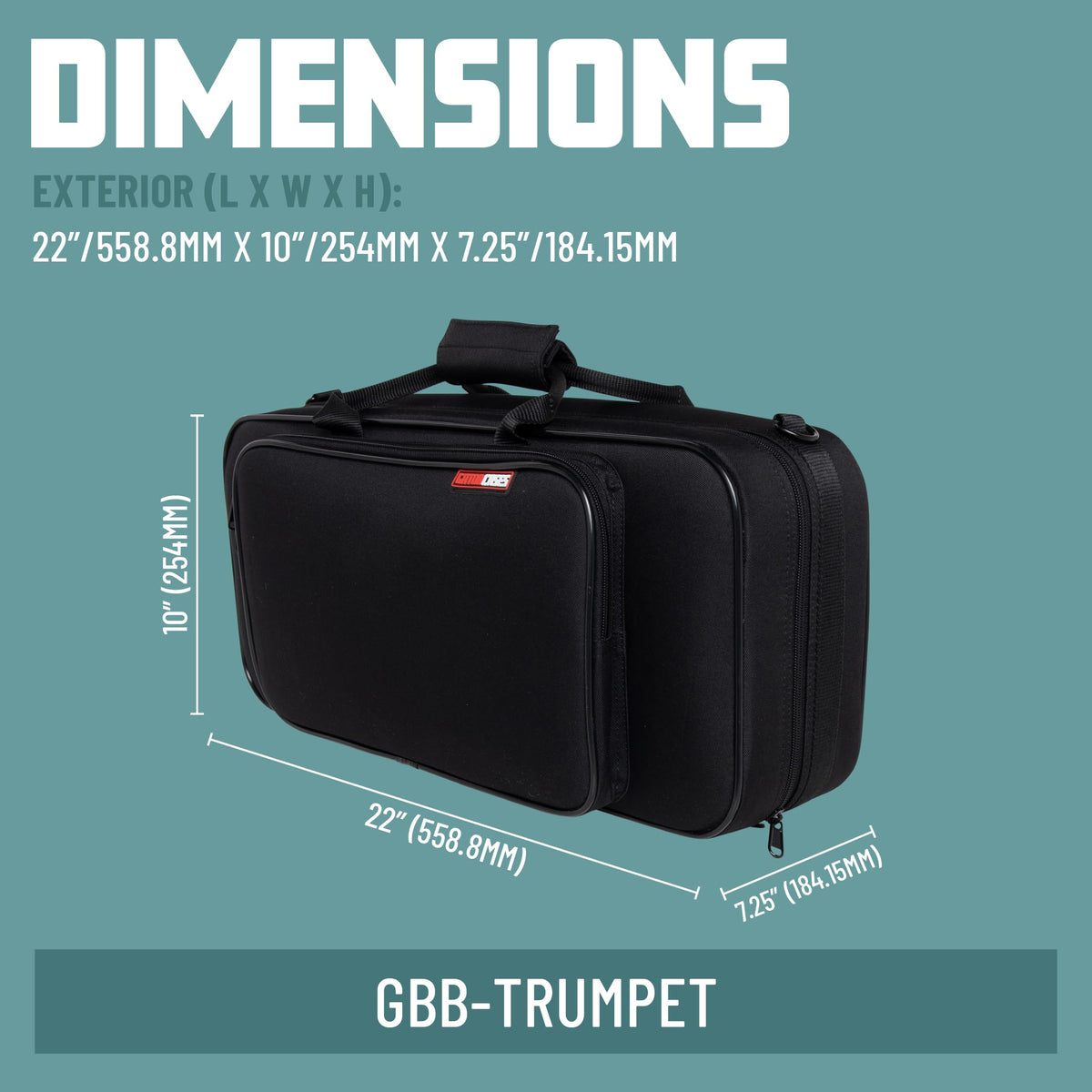 Lightweight Beginner Case for Bb Trumpet Y1436