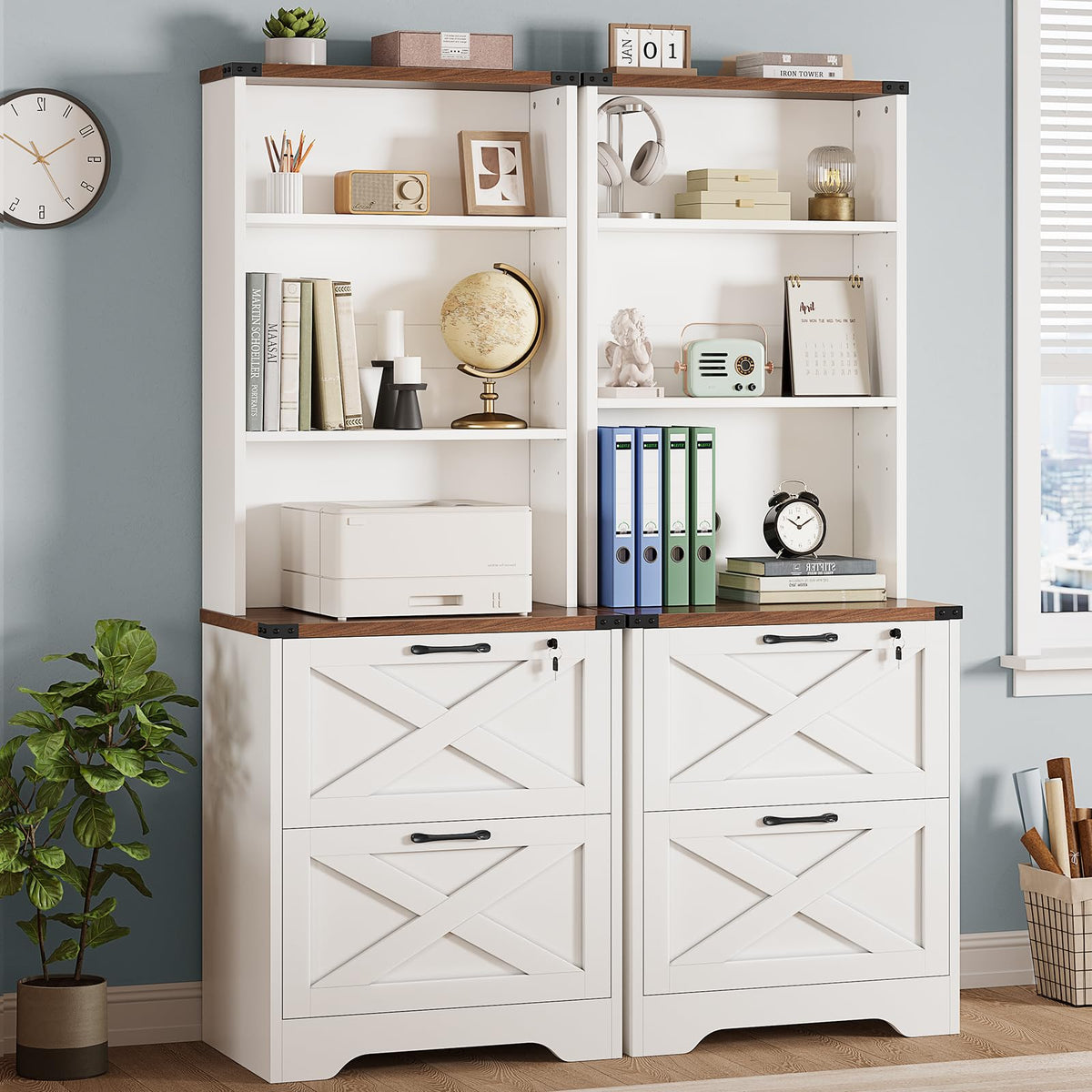 2 Drawer File Cabinet with Lock C929202