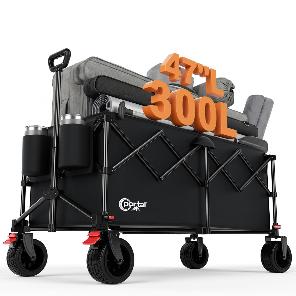 Folding Wagon Cart with Brakes E226