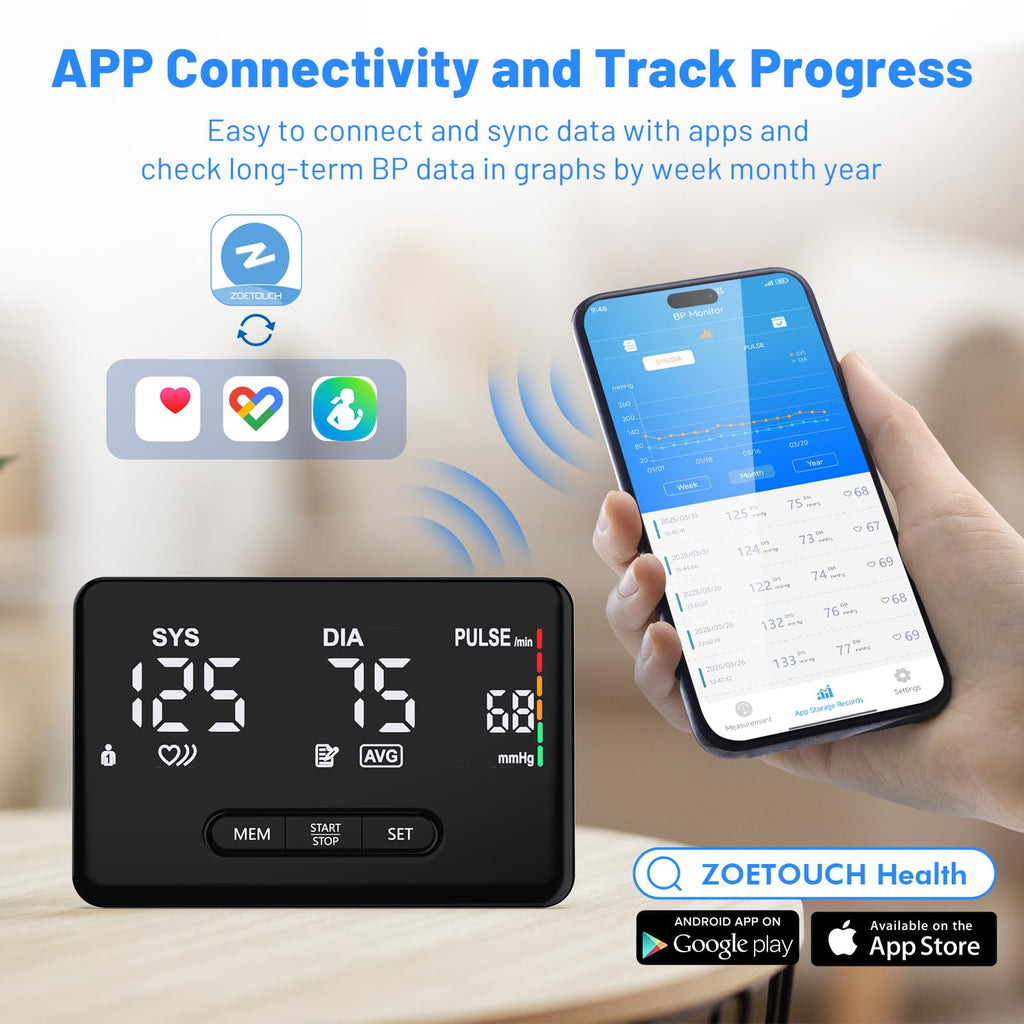 Smart Upper Arm Blood Pressure Monitor W8591