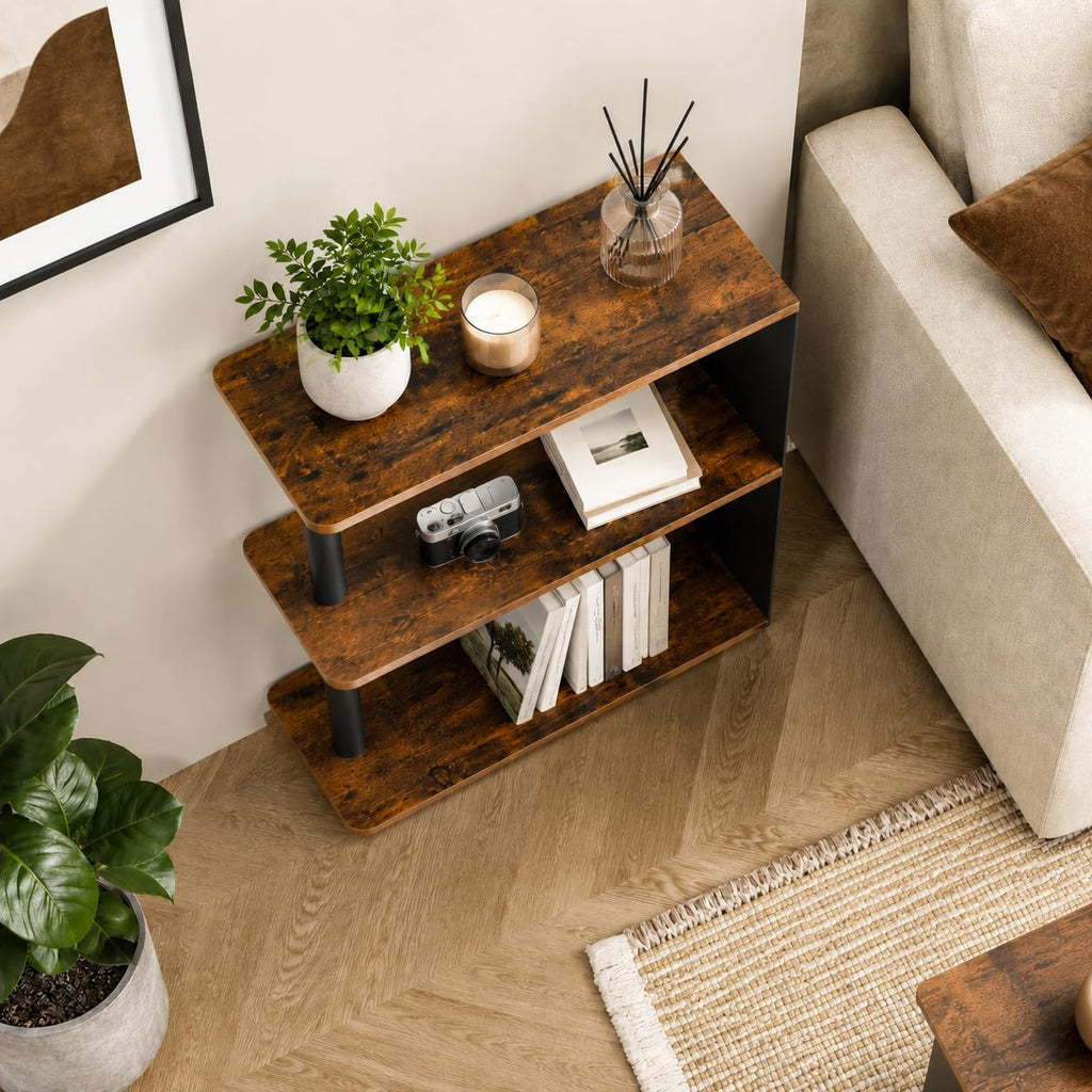 3-Tier Narrow Industrial End Table K9474